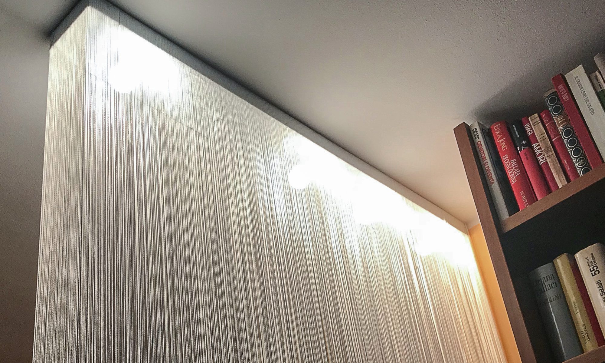 Tenda A Fili Per Porte Con Nappe 100x200 Cm Divisorio Bohémien In Poliestere Per Camera Letto Soggiorno